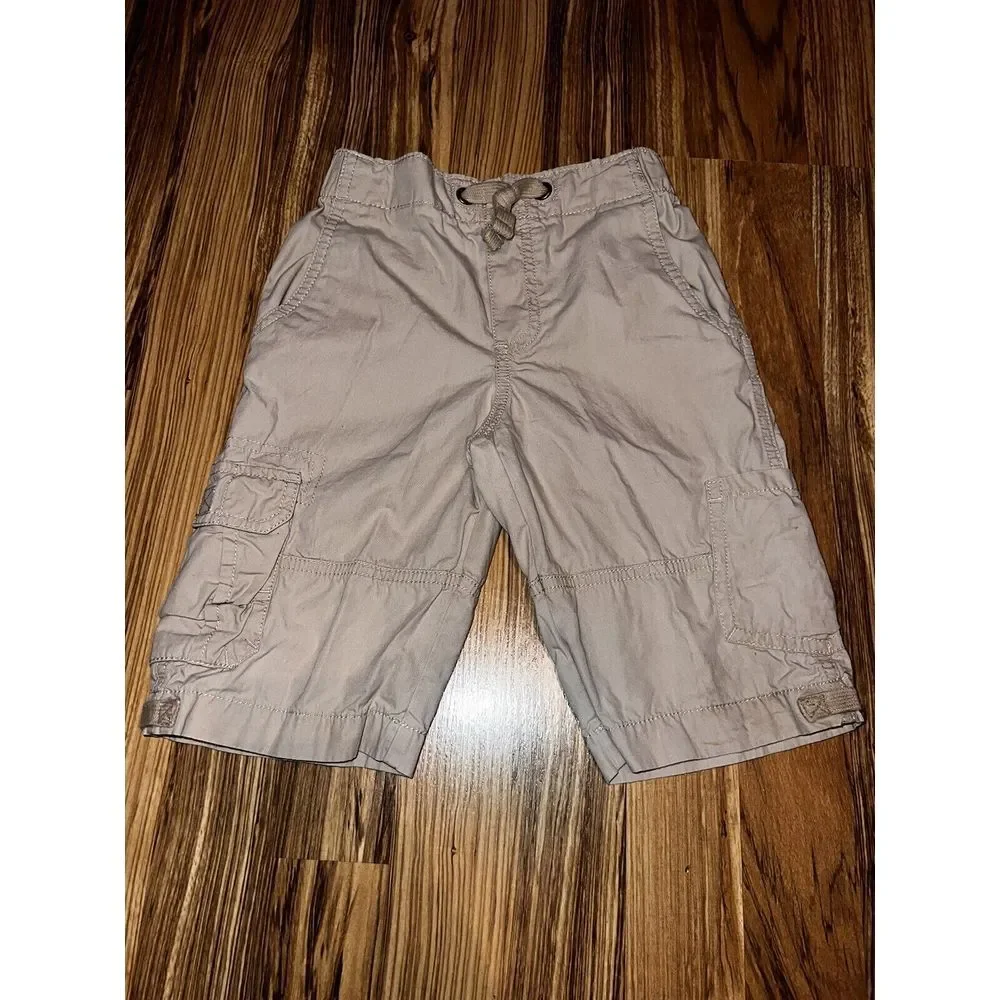 Old Navy Carter's TCP Jumping Beans Boys Shorts Cargo Khaki Sz 5 Lot Of‎ 5